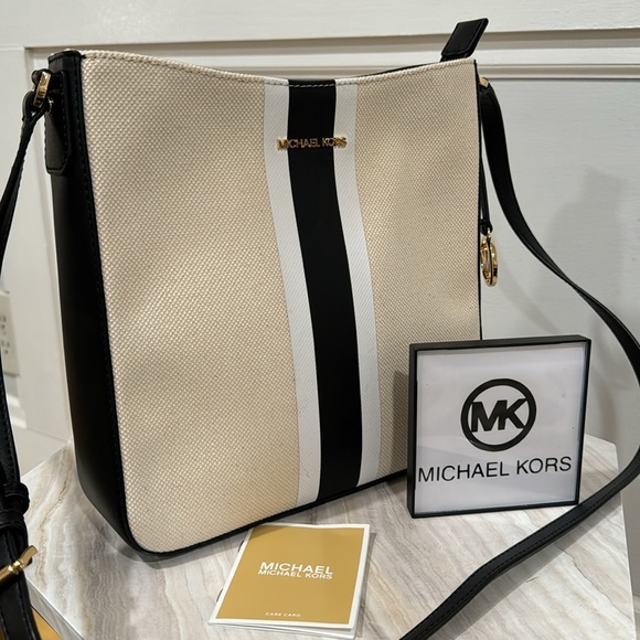 Michael Kors Handbags - Michael Kors Bag Charlotte Canvas Crossbody